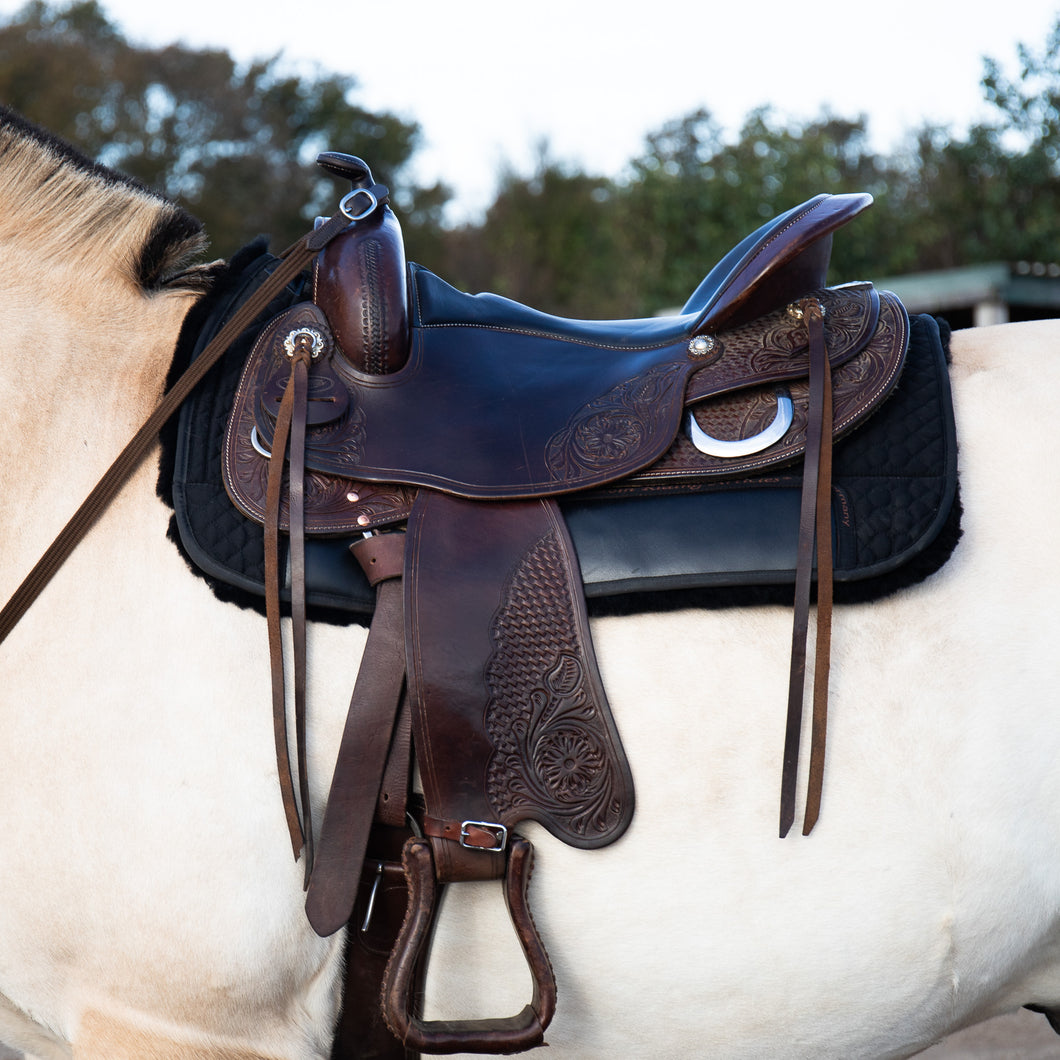 Sheepskin western saddlepad + colors